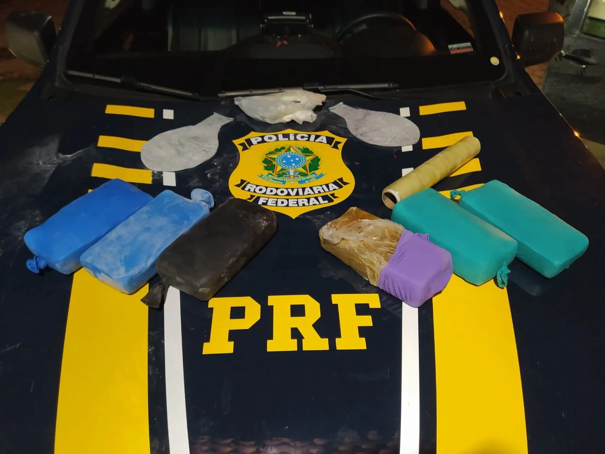 Polícia Rodoviária Federal apreende cocaína na BR 135