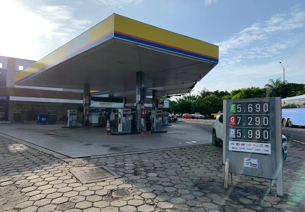 Preço da gasolina em Teresina