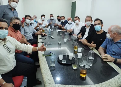 Reunião entre MDB e PSD em Teresina