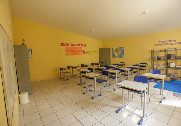 Sala de aula do Semiliberdade