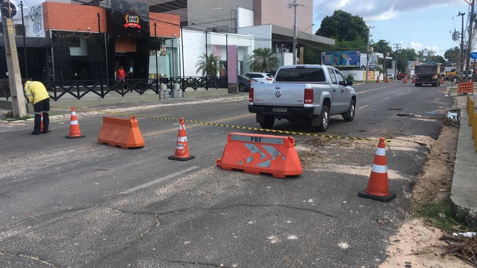Strans orienta condutores após interdição de trecho da Homero Castelo Branco