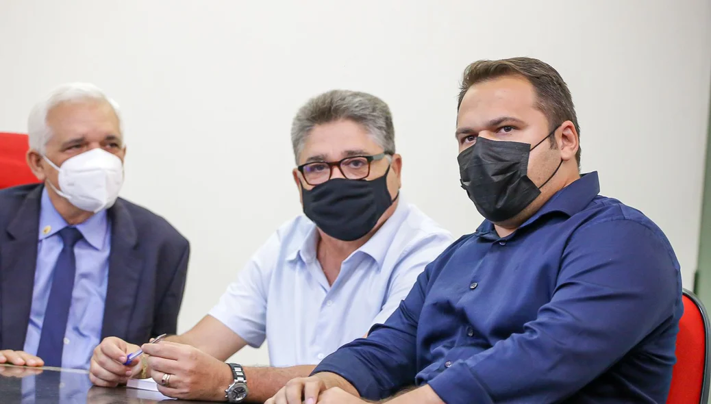 Themístocles Filho, João Mádison e Raimundo Filho