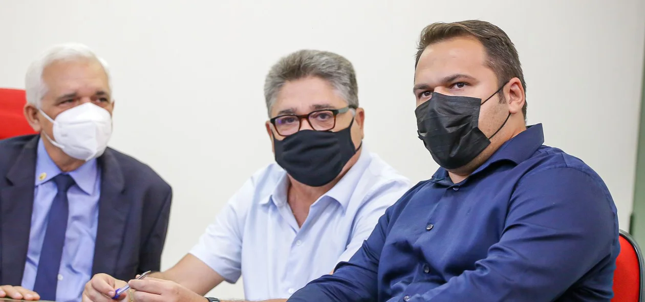 Themístocles Filho, João Mádison e Raimundo Filho