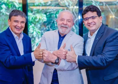 Wellington Dias, Lula e Rafael Fonteles