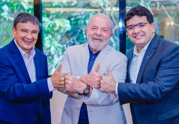 Wellington Dias, Lula e Rafael Fonteles