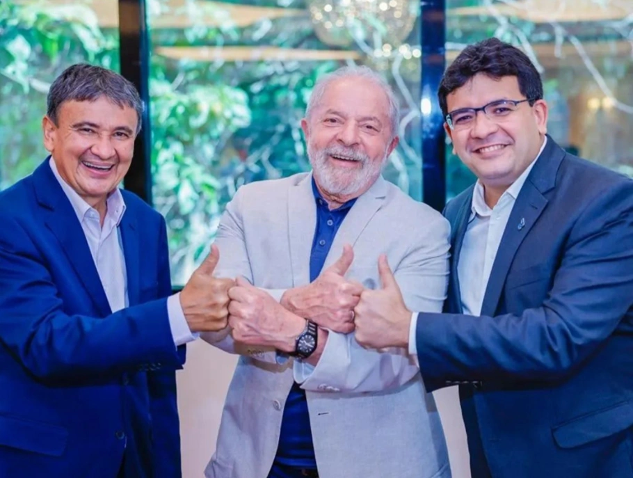 Wellington Dias, Lula e Rafael Fonteles