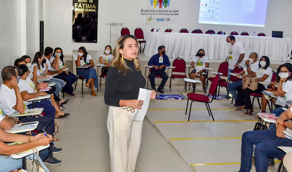 A Conferência Municipal de Saúde é realizada a cada quatro anos