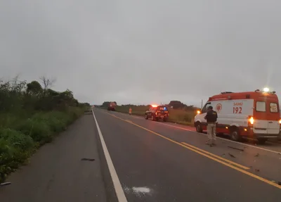 Acidente com carreta dos Correios deixa homem gravemente ferido no Piauí