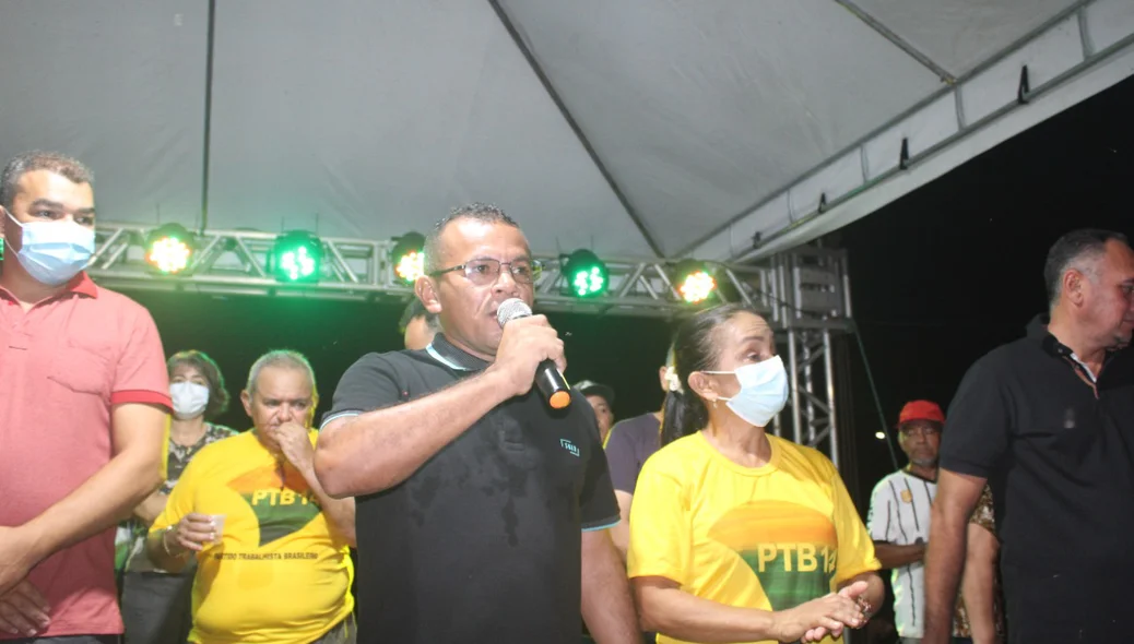 Aurideia Santos durante evento em Murici dos Portelas
