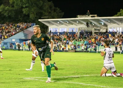 Betinho marcou o gol da vitória e classificação Alviverde na Copa do Brasil