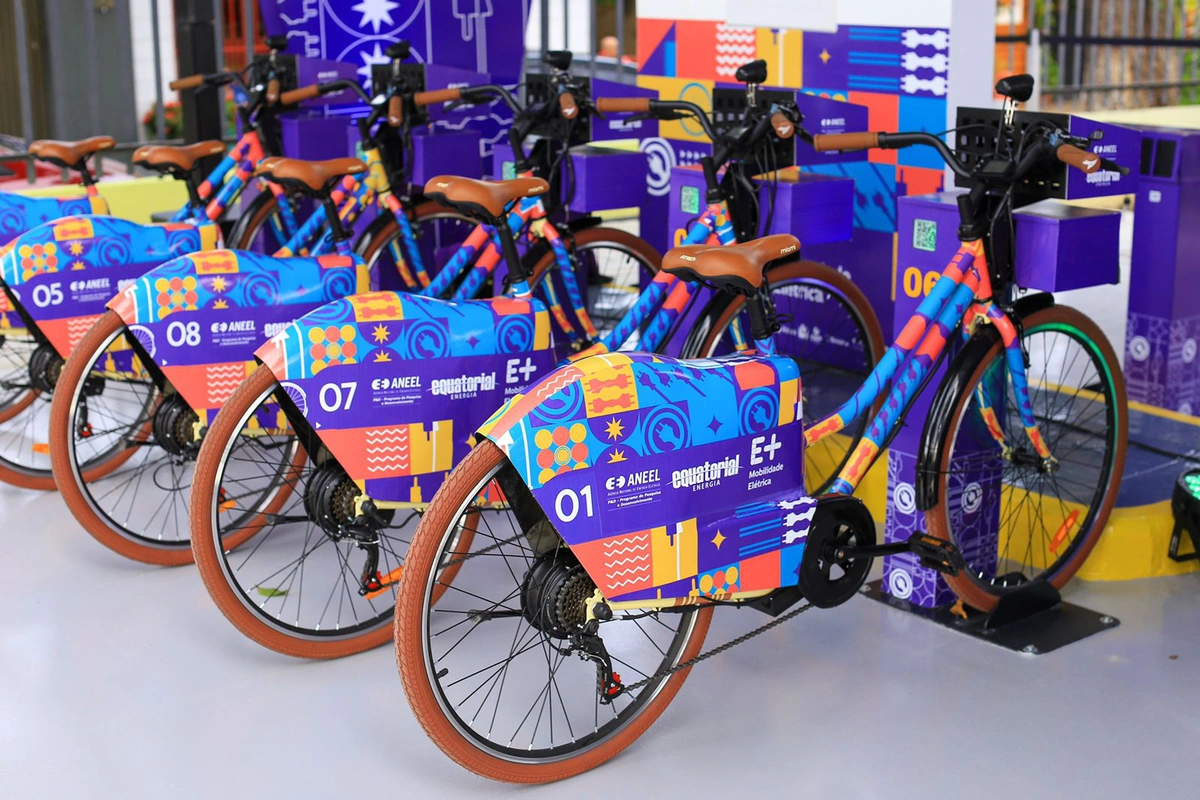 Bicicletas ficarão disponíveis para população