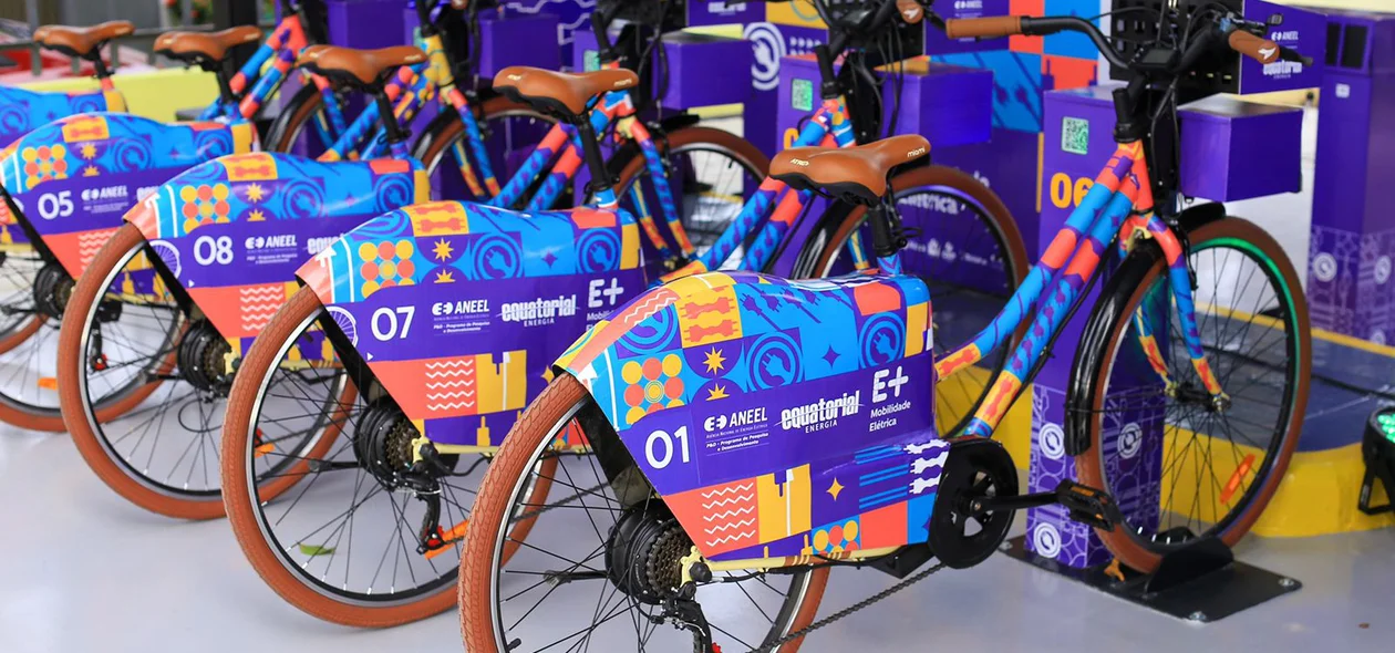 Bicicletas ficarão disponíveis para população