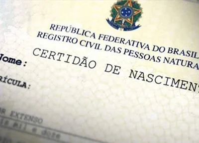 Certidão de nascimento