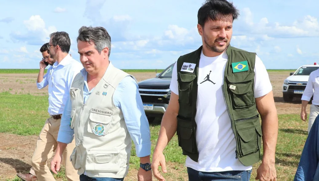 Ciro Nogueira ao lado de Fábio Faria