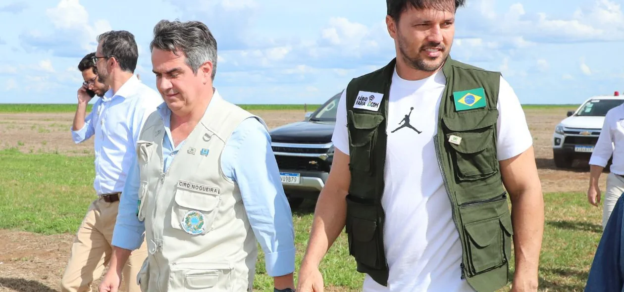 Ciro Nogueira ao lado de Fábio Faria