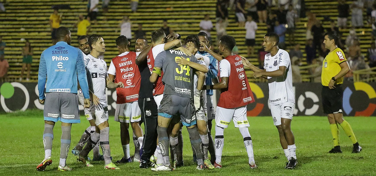 Comemoração dos jogadores