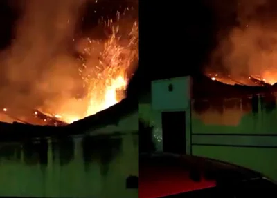 Curto-circuito causa incêndio em Oeiras