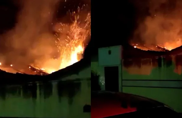 Curto-circuito causa incêndio em Oeiras