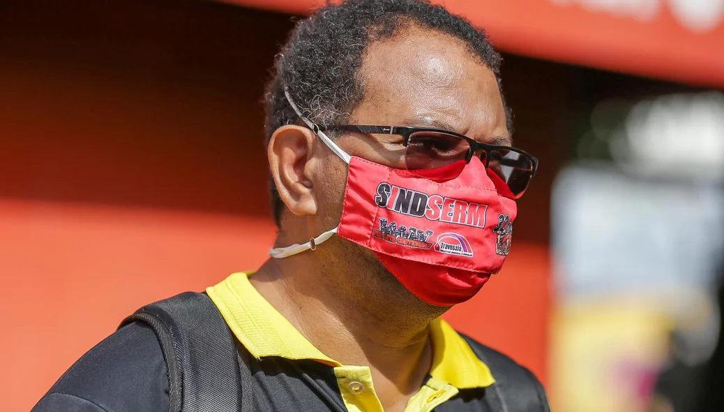 Diretor de comunicação do Sindserm, Joaquim Monteiro