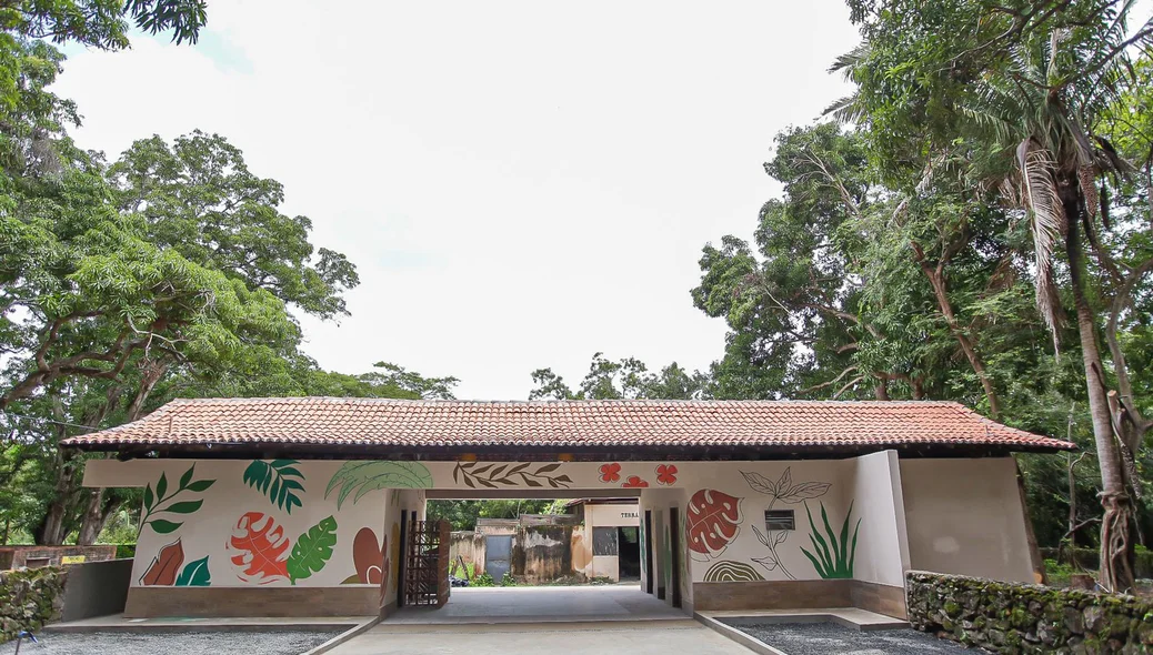 entrada do Parque Zoobotânico
