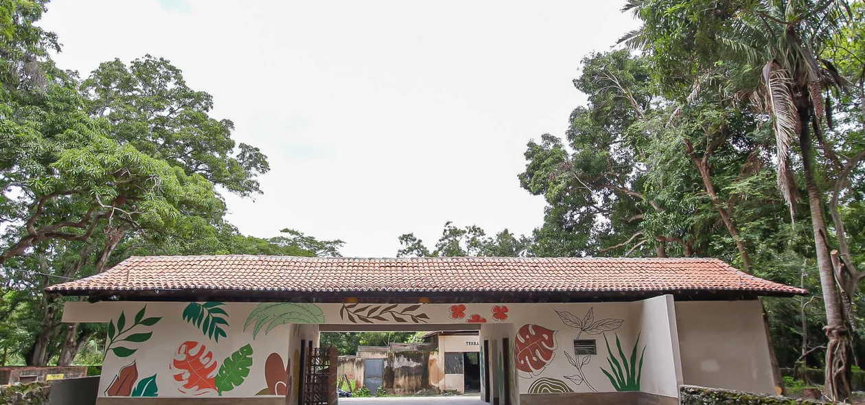 entrada do Parque Zoobotânico
