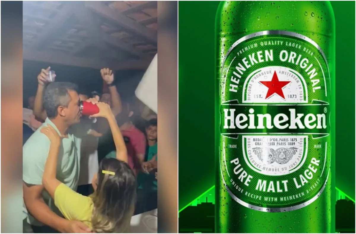 Heineken latão: Uga Buga Lanches Igara