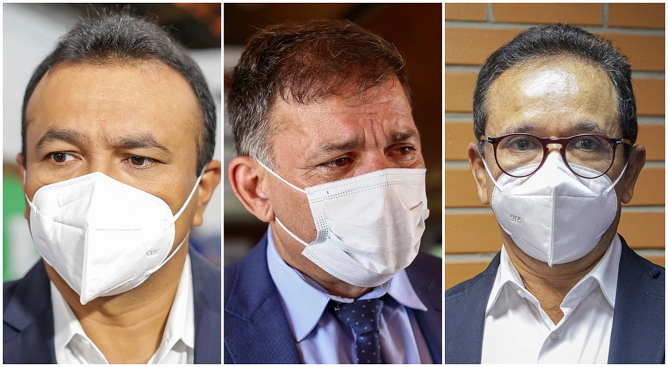 Fábio Abreu, Carlos Augusto e Dr. Hélio Oliveira