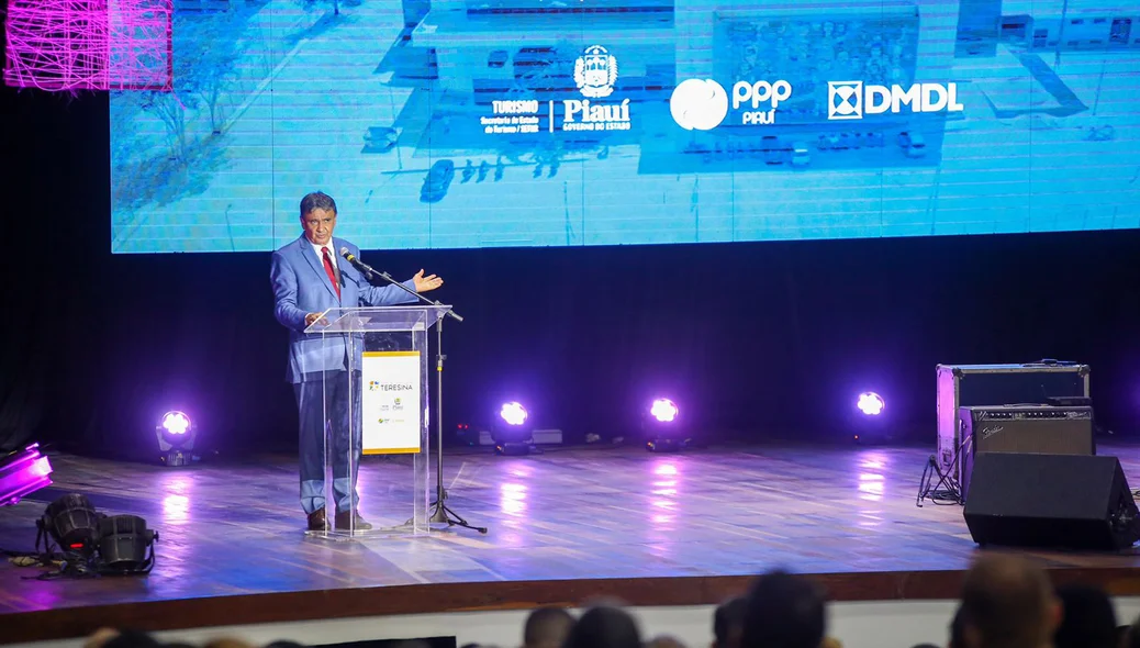 Governador Wellington Dias na solenidade de reinauguração do CTT