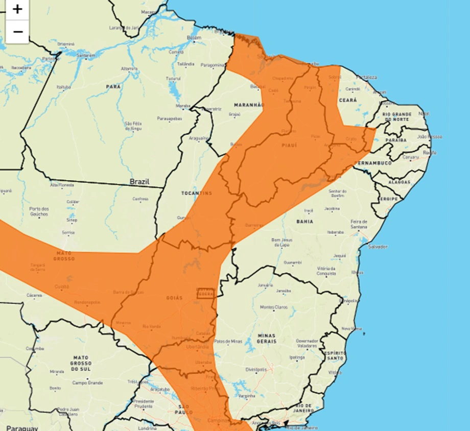 Inmet emite alerta de chuvas intensas para os 224 municípios do Piauí