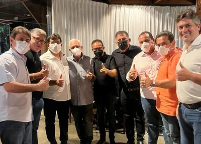 Jantar com deputados do MDB e PSD