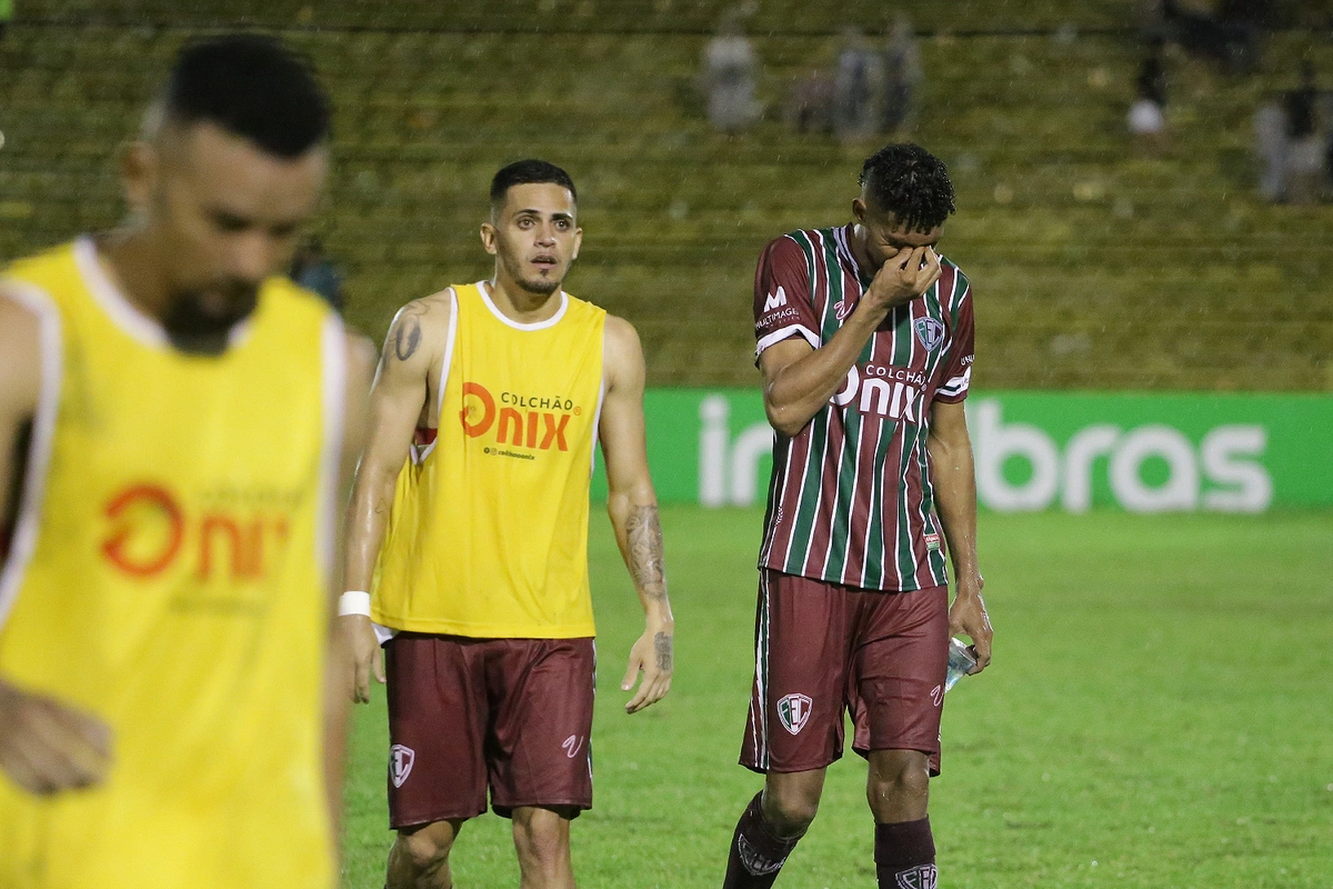 Jogadores do Fluminense do Piauí
