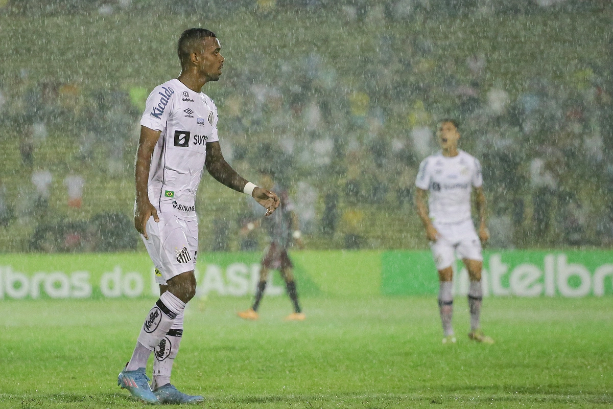 Jogadores do Santos