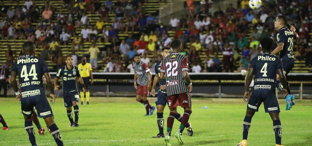 Jogo entre Fluminense e Santos