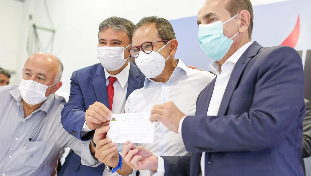 Júlio César, Wellington Dias, Dr. Hélio e Marcelo Castro