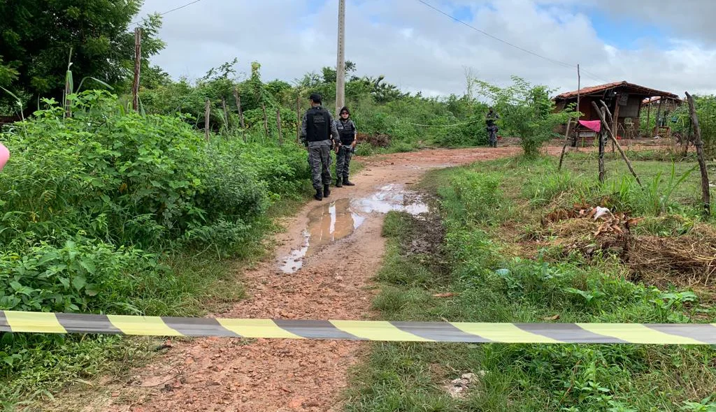 Local onde os dois corpos foram encontrados na Invasão Padre Humberto