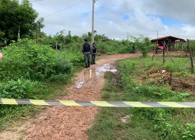 Local onde os dois corpos foram encontrados na Invasão Padre Humberto