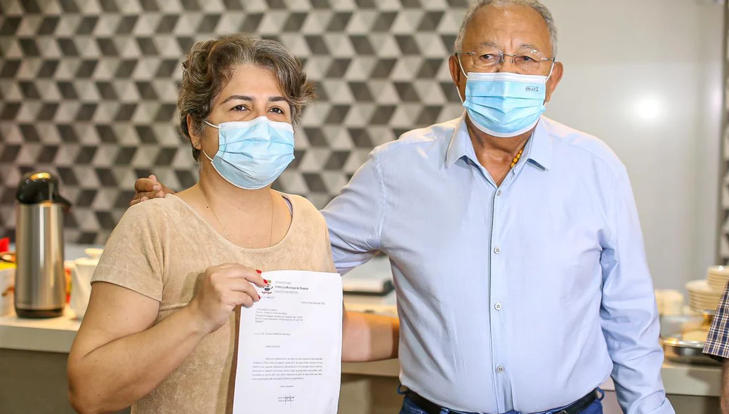 Lucia Santos e Dr. Pessoa