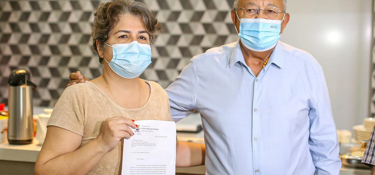 Lucia Santos e Dr. Pessoa