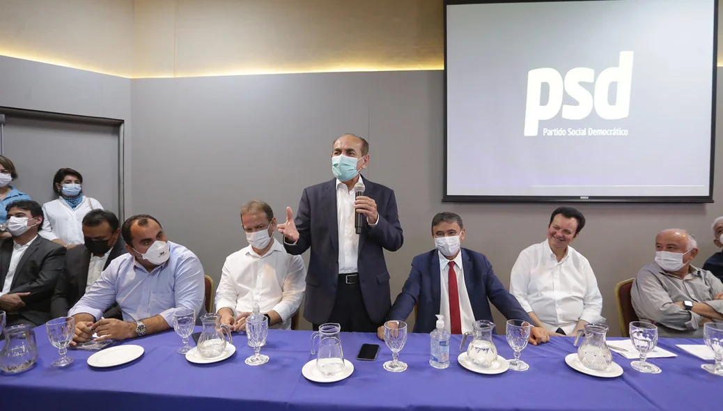 Marcelo Castro no evento do PSD