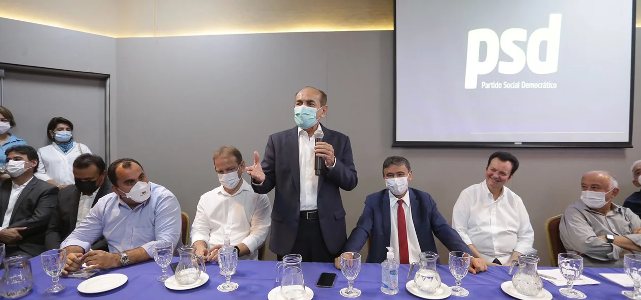 Marcelo Castro no evento do PSD