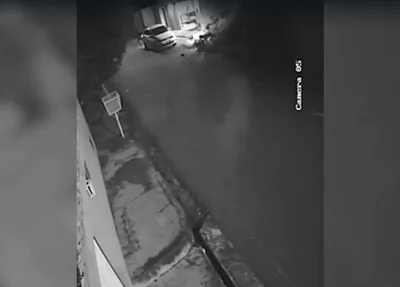 Momento da troca de tiros