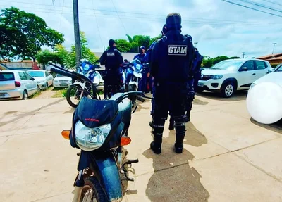 Motocicleta apreendida