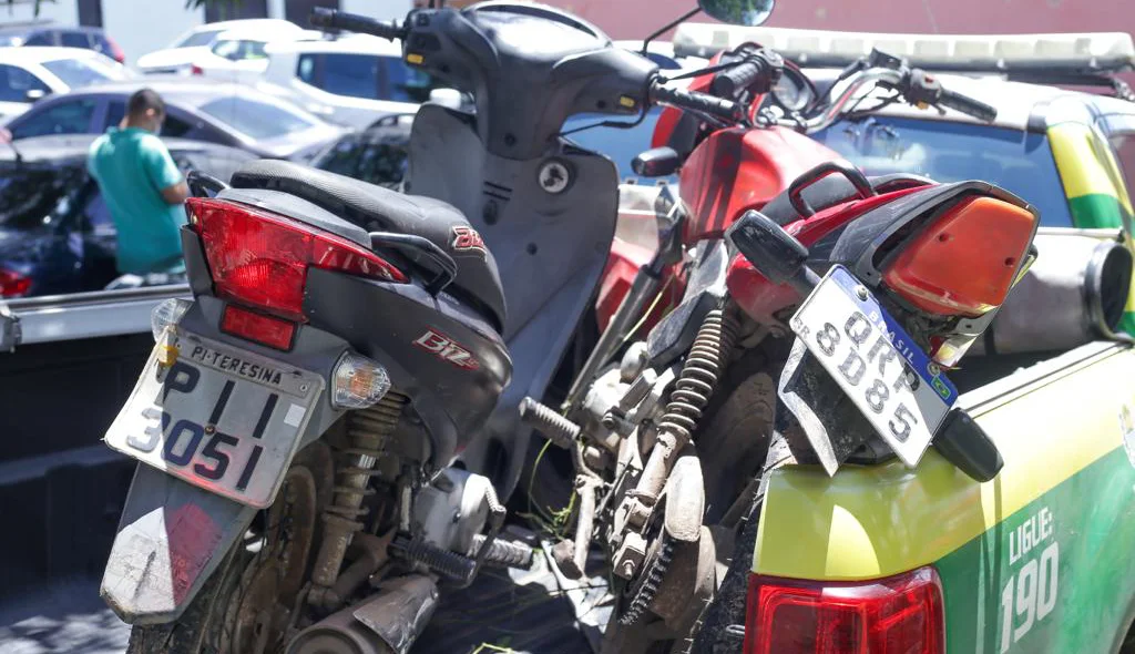Motos apreendidas