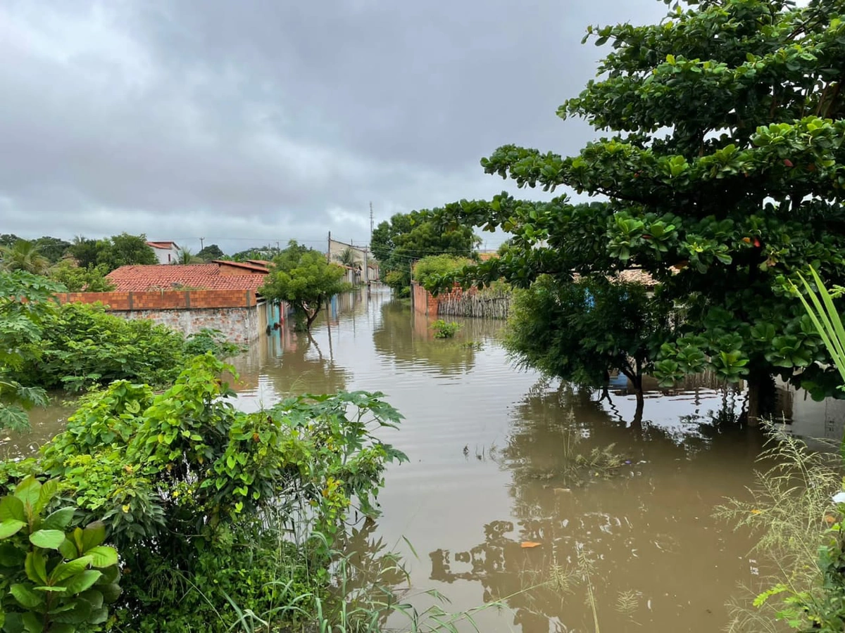 Nível elevado das águas