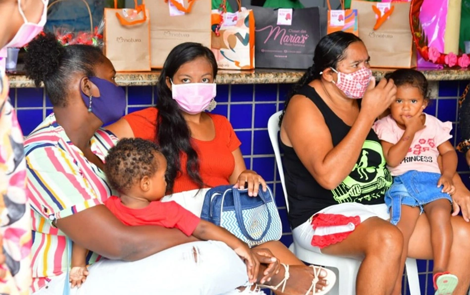 O evento foi oferecido para mães ligadas ao CRAS I