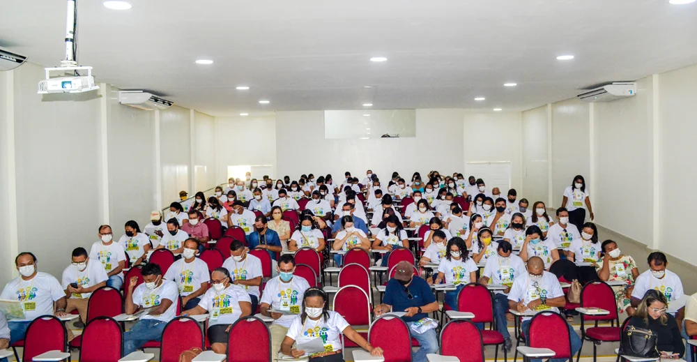 O evento foi realizado no Auditório Municipal Maria de Fátima Sales