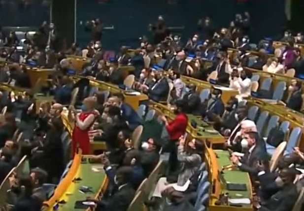 O placar contou com o apoio de 141 membros