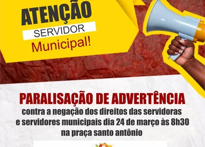 Paralisação de advertência