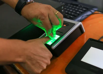 Piauiense cadastrando a biometria para ter a carteira de identidade digital