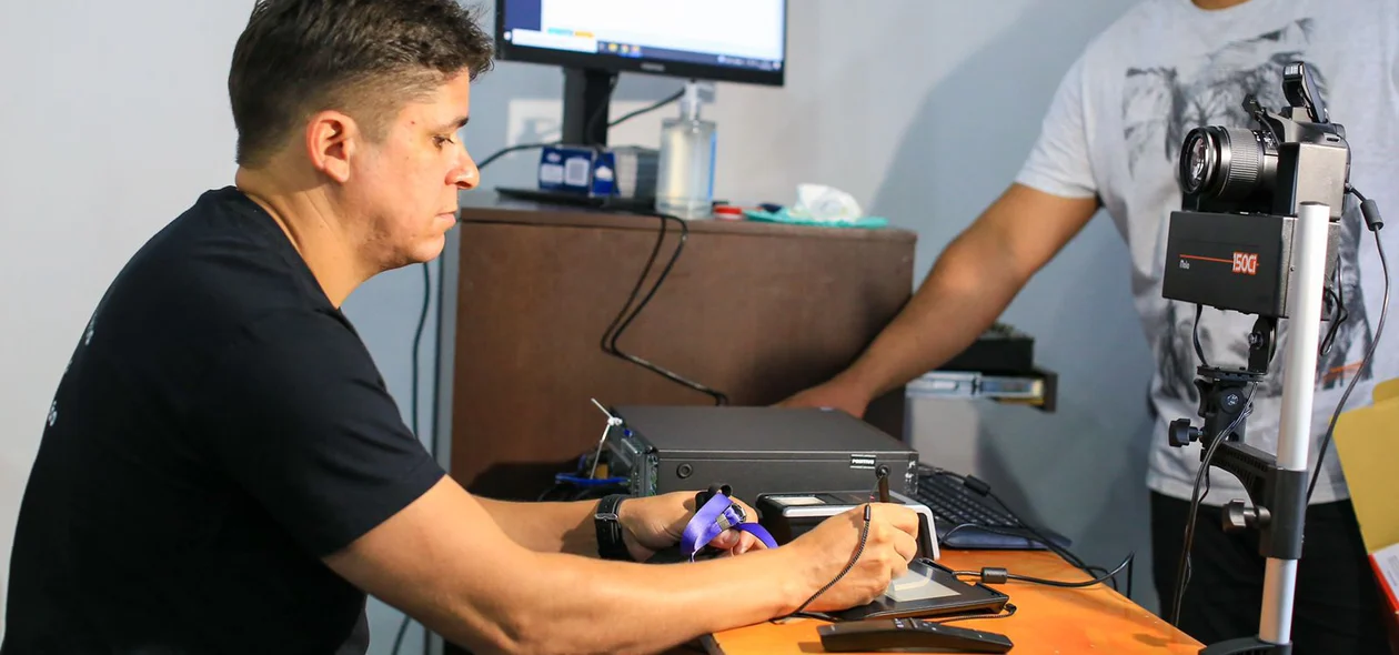 Piauiense fazendo a sua carteira de identidade digital